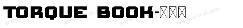 torque book字体转换